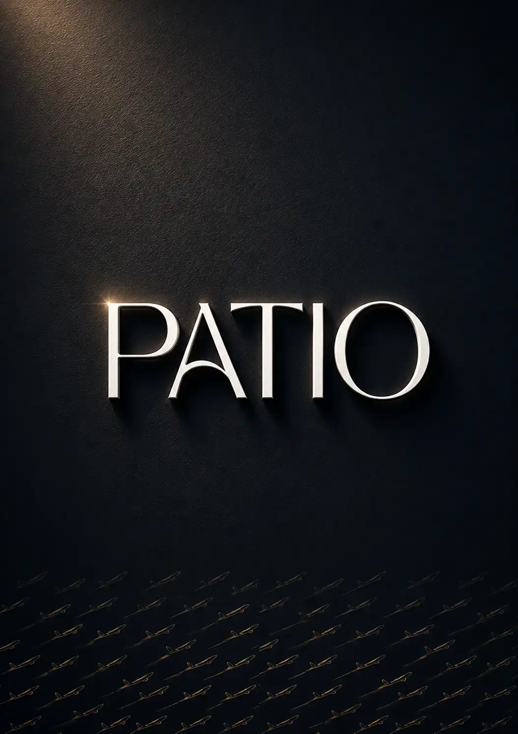 Patio Menu